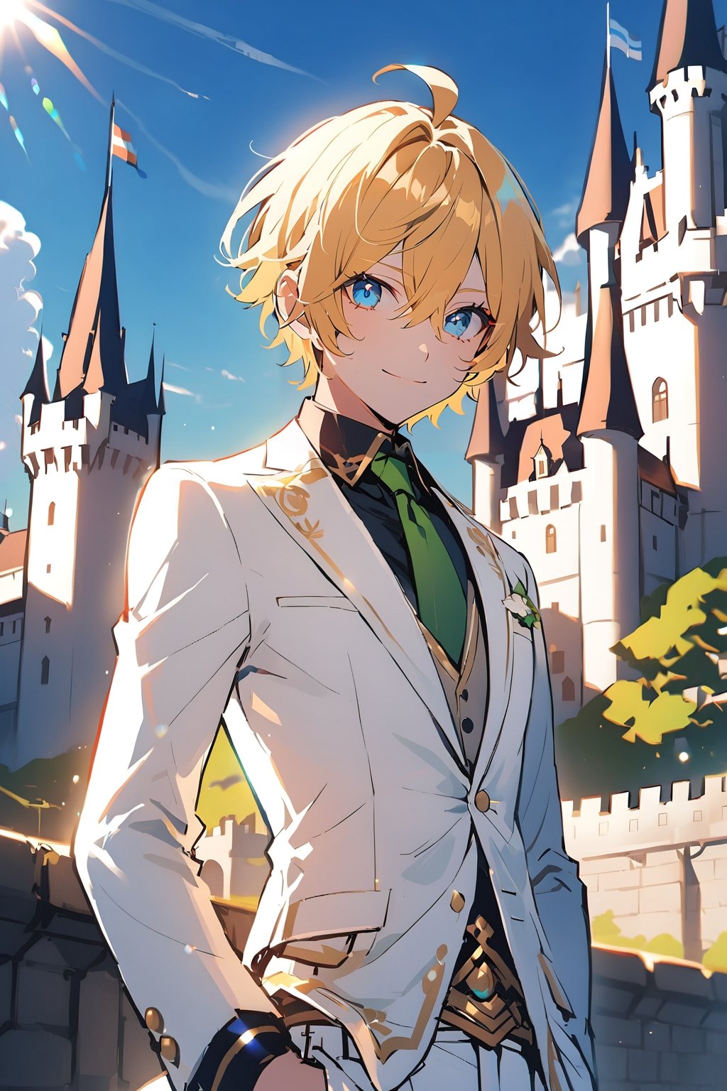 1 boy,  alone,  short hair by Fad14 on Tensor.Art
