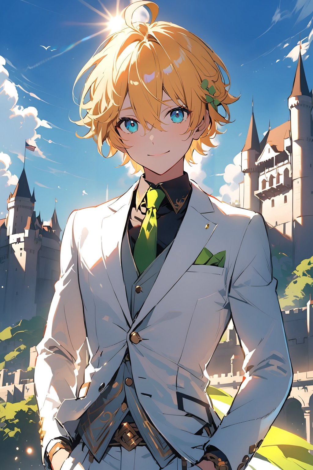 1 boy,  alone,  short hair by Fad14 on Tensor.Art