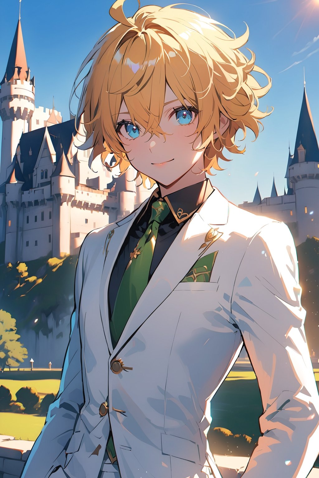 1 boy,  alone,  short hair by Fad14 on Tensor.Art