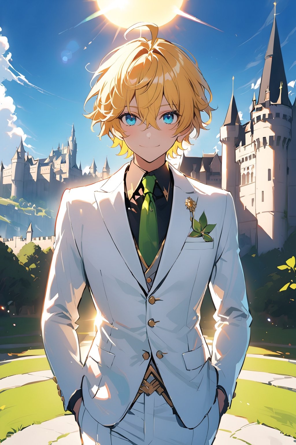 1 boy,  alone,  short hair by Fad14 on Tensor.Art