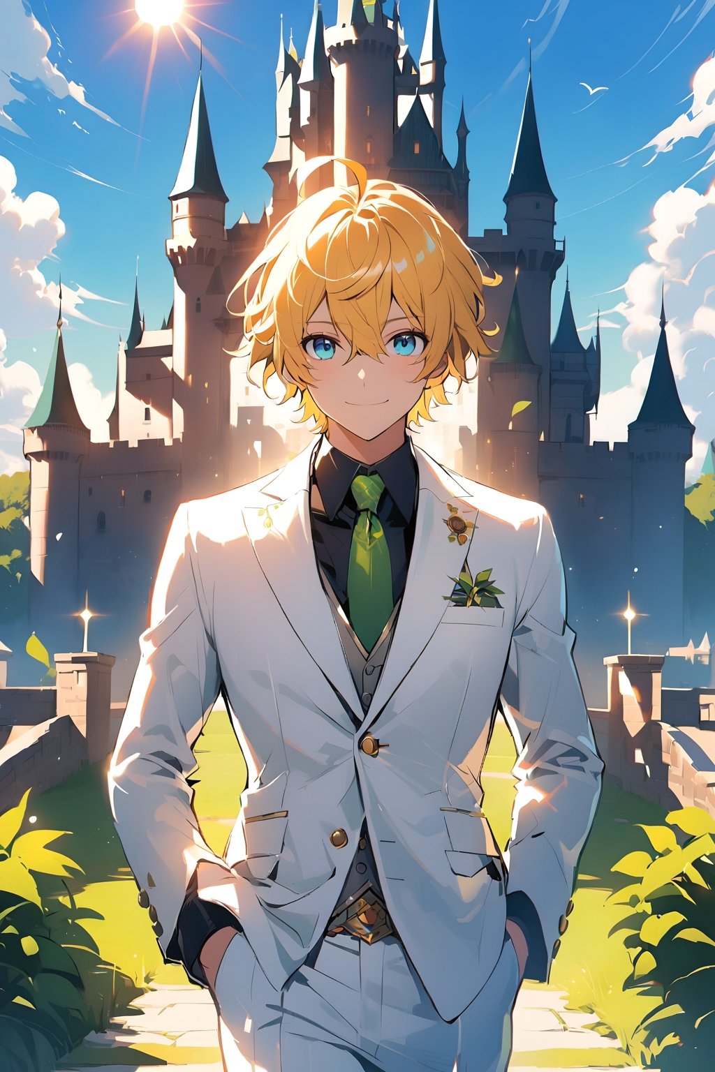 1 boy,  alone,  short hair by Fad14 on Tensor.Art