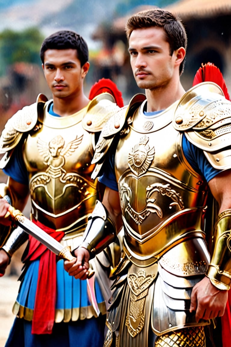 "Olympian warriors with their weapons and armor.",warrior