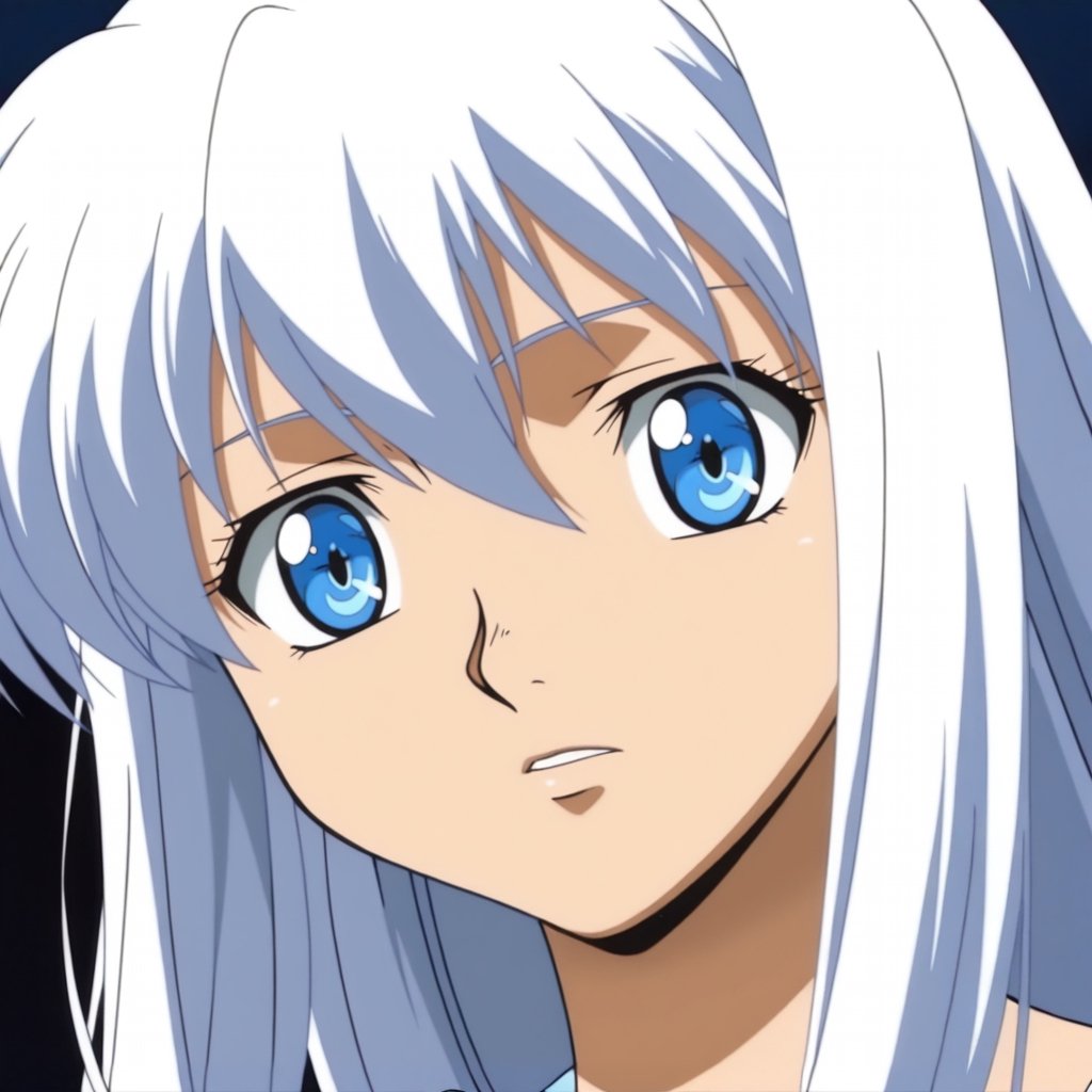1 girl,  white hair,  blue eyes by Machape  on Tensor.Art