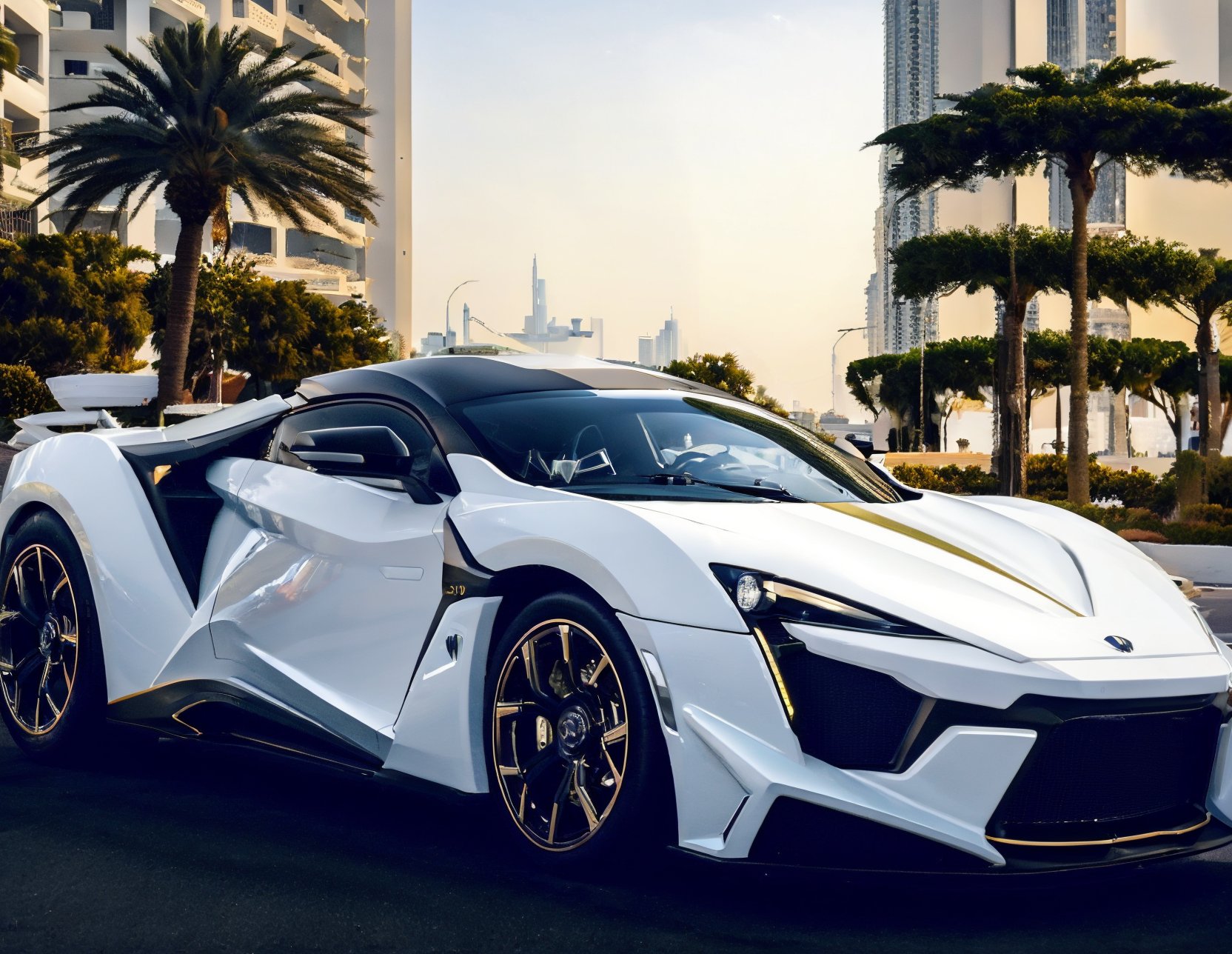 (fenyss),  fenyr supersport,  white exterior color by VIPER28339 on Tensor.Art