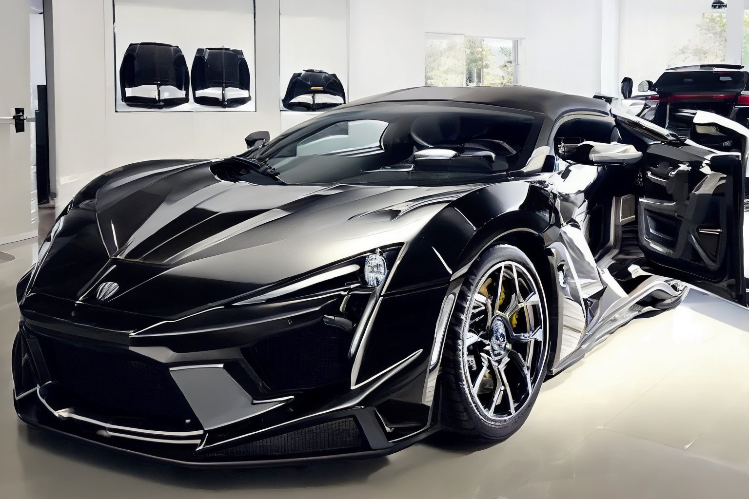 (fenyss),  fenyr supersport,  black exterior by VIPER28339 on Tensor.Art