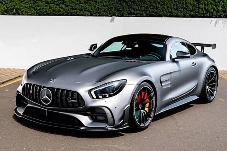 Mercedes AMG GT black series, gun metal grey