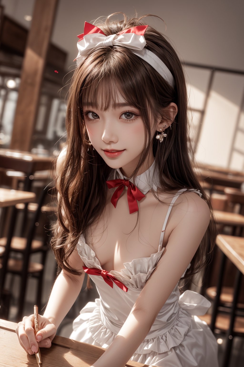 1girl,  solo,  shoulders-long messy elegant hair by Kealthalas on Tensor.Art