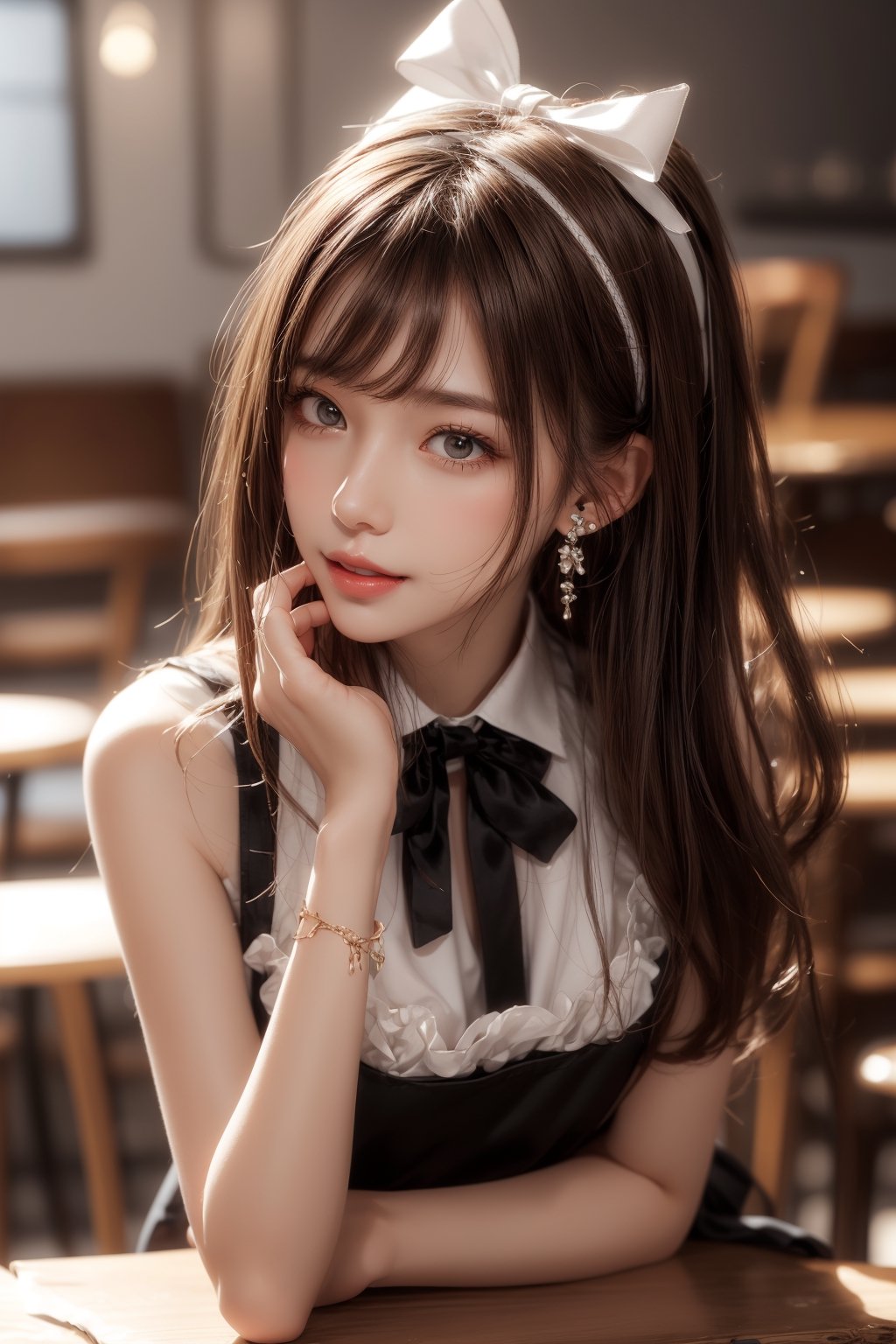 1girl,  solo,  shoulders-long messy elegant hair by Kealthalas on Tensor.Art
