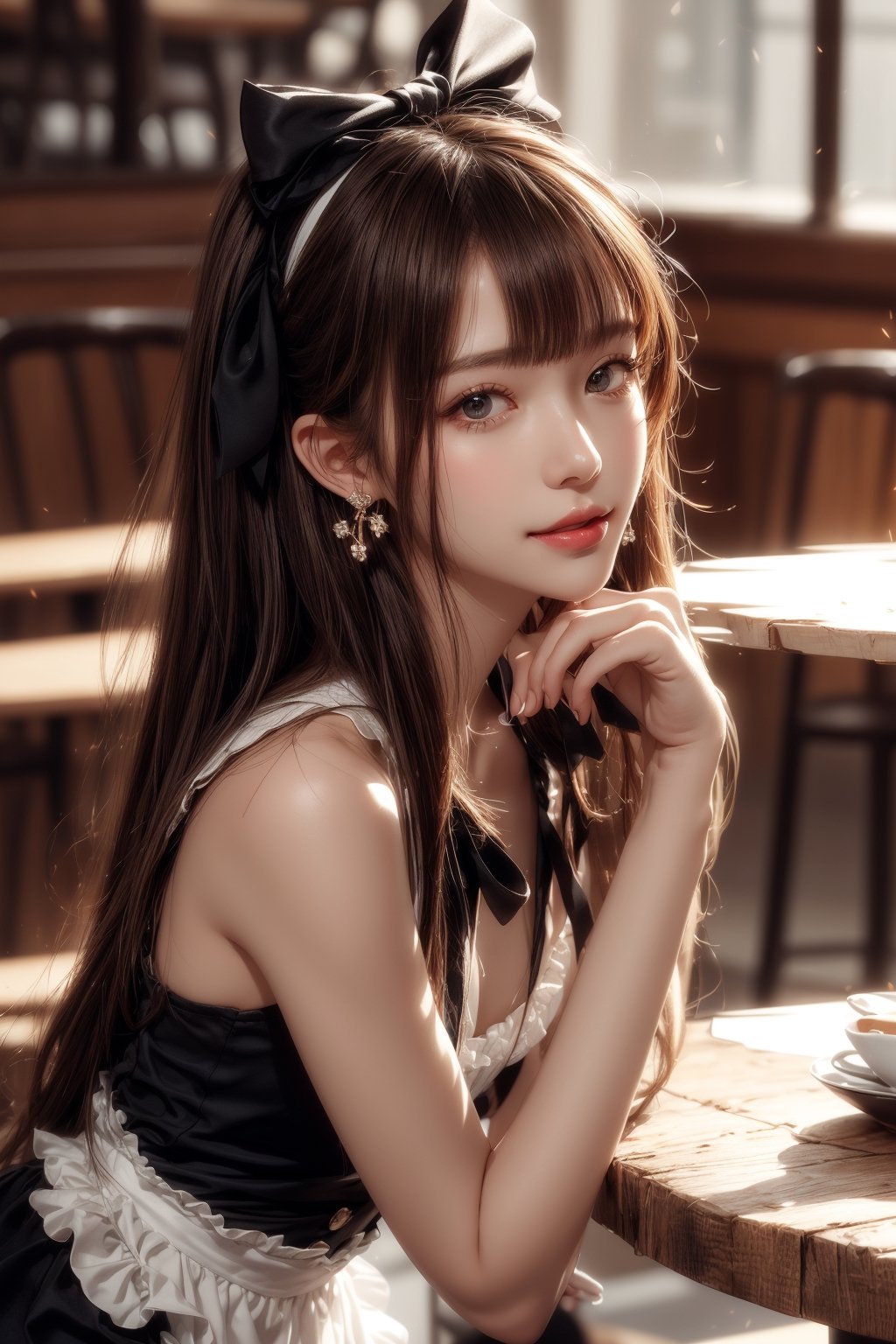 1girl,  solo,  shoulders-long messy elegant hair by Kealthalas on Tensor.Art