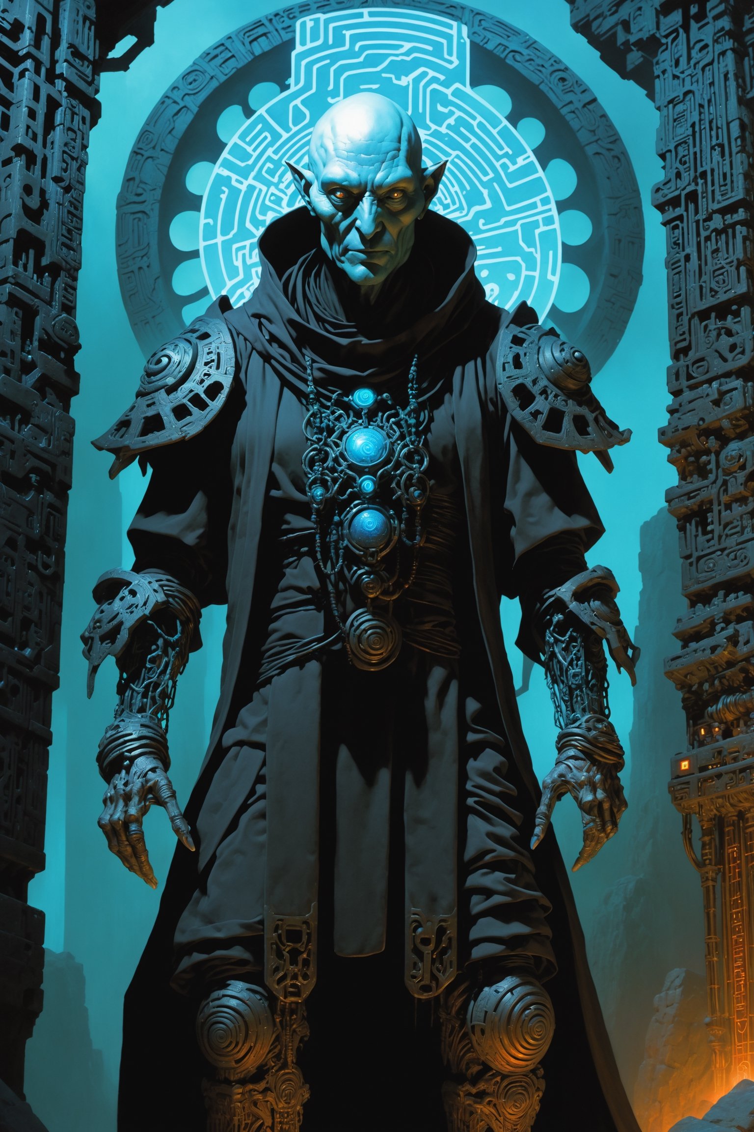shadowrun_character,  netrunner,  high-tech lowlife by cauldron_cake on Tensor.Art