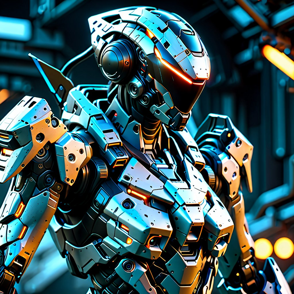 ((best quality)), ((master part)), (Very detailed:1.3), ..3d, Shitu-Mecha, Beautiful cyberpunk woman with her black mecha flying in space, Tecnologia Antiga, HDR (high dynamic range), ray tracing, NVIDIA RTX, super resolution, irreal 5, Subsurface scattering, Textura PBR, Post-processing, anisotropic filtering, profundidade de campo, Maximum Sharpness and Sharpness, Textura Multicamadas, Mapas de Albedo e Destaque, surface shading, Precise simulation of light-material interactions, perfectly proportions, octane rendering, Duotone Lighting