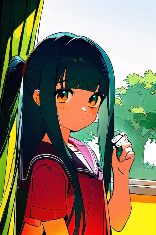 1girl,  long hair,  dark blue hair by acc-to.t.ry on Tensor.Art