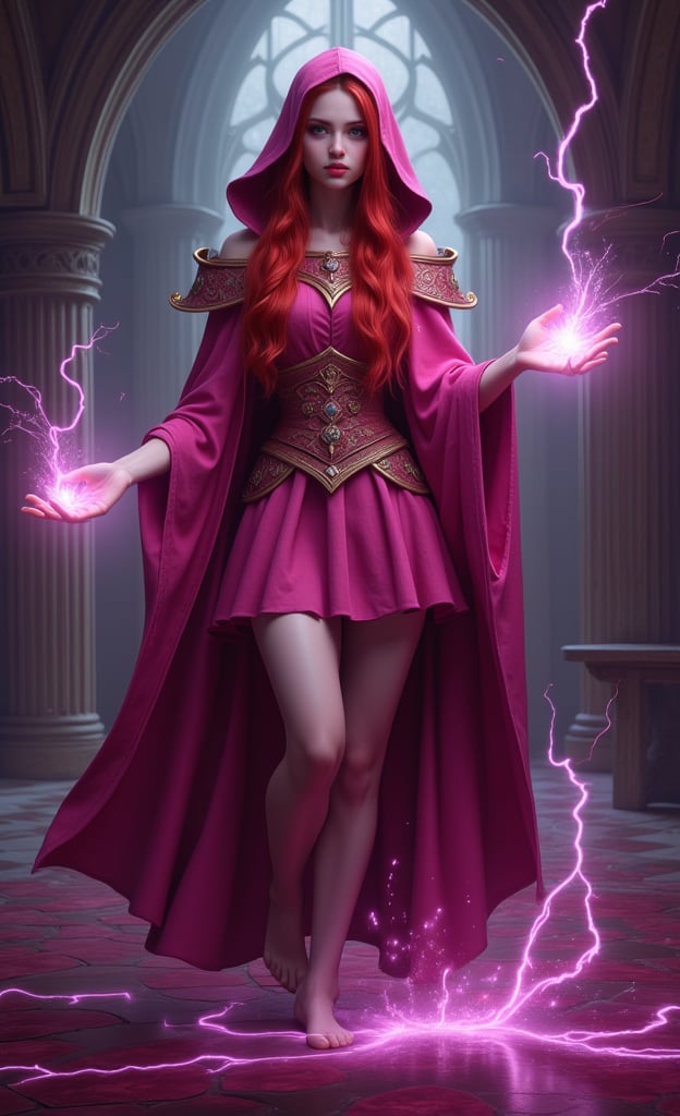 photorealistic image of a realistic girl,  long red hair,  slim body by user_691817797415627567 on Tensor.Art