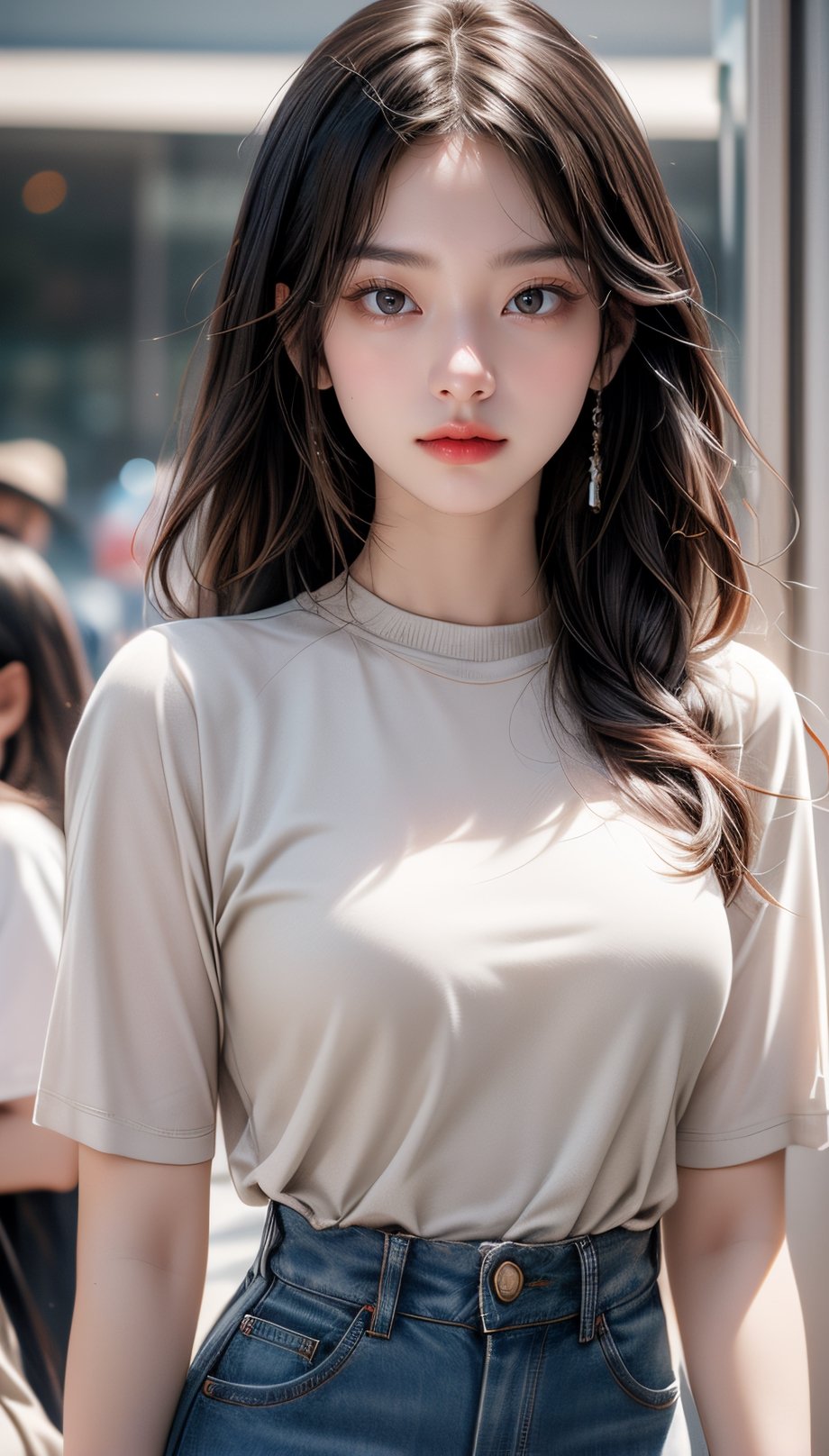 20 years old,  gorgeous cute Korean girl,  smirk by Mas.Oyatsu01 on Tensor.Art
