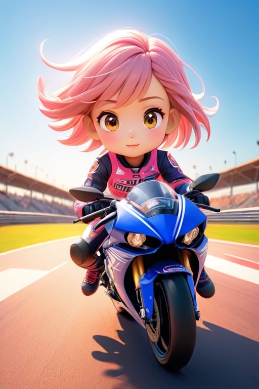 Young Anime Girl Bike Racer | image created by Sam6 | Tensor.Art