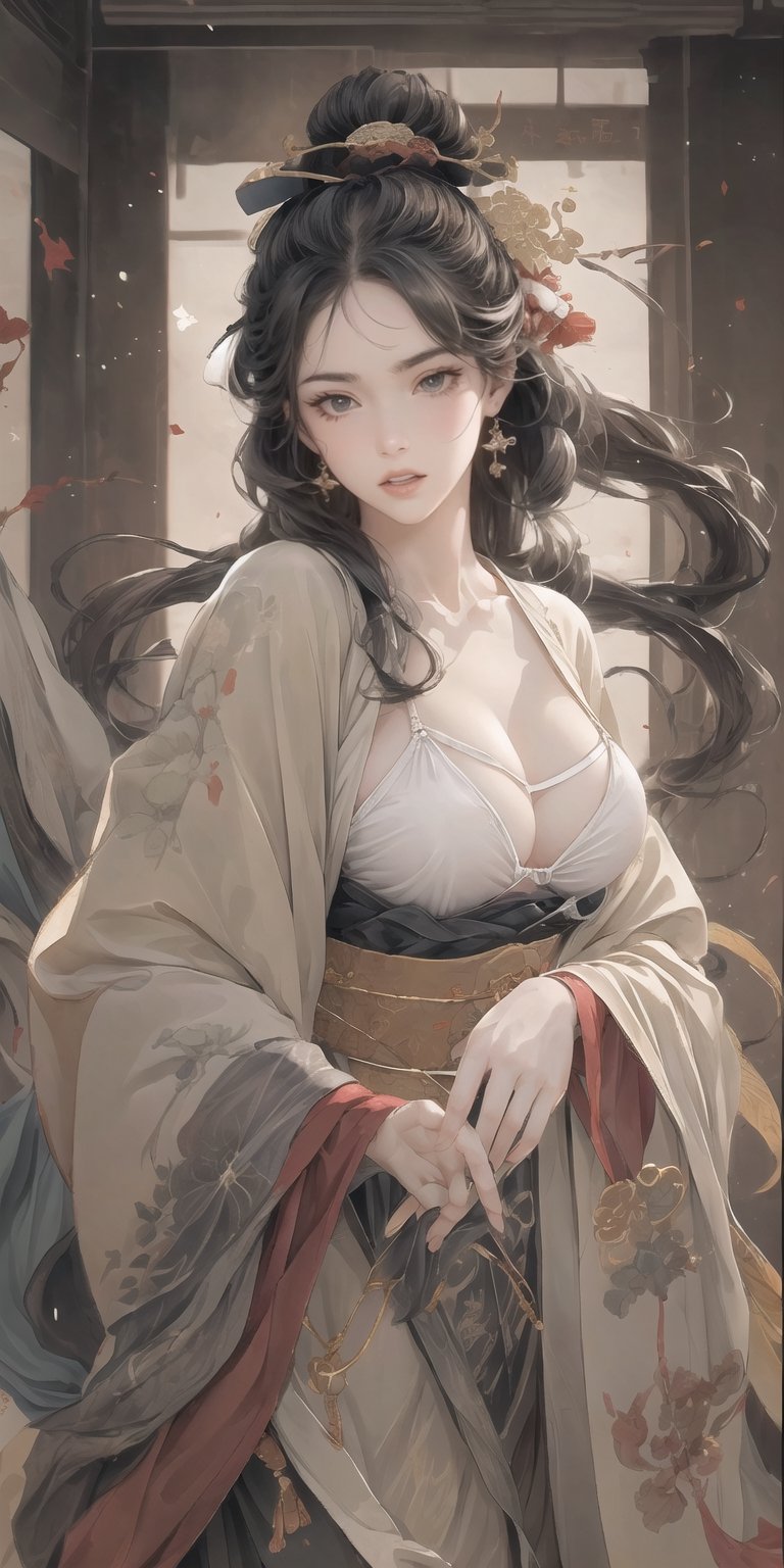 (best quality, highres:1.2), ultra-detailed, realistic, Karla Kure (Kengan Ashura), origin, bikini, 1 girl, yellow eyes, black eyelids, dark long purple hair, solo, tokyo at the background, looking at the viewer, masterpiece, illustration,(HypHarem:1.3),(Fu xuan:1.3)