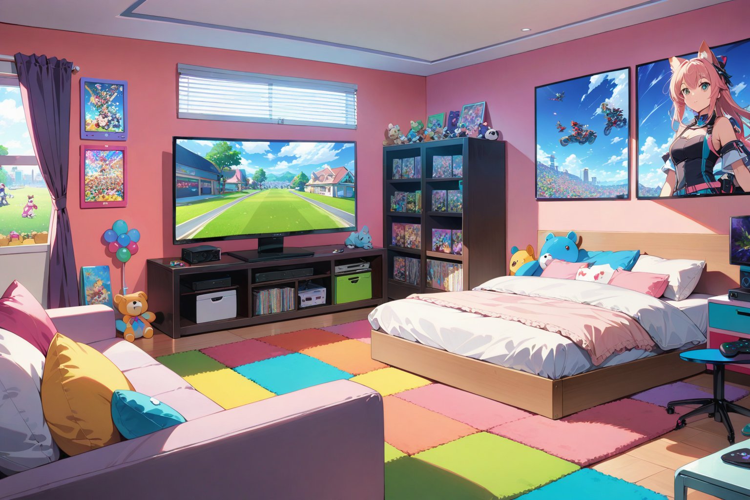 anime background,  modern house,  excellent quality by Geraldine  on Tensor.Art