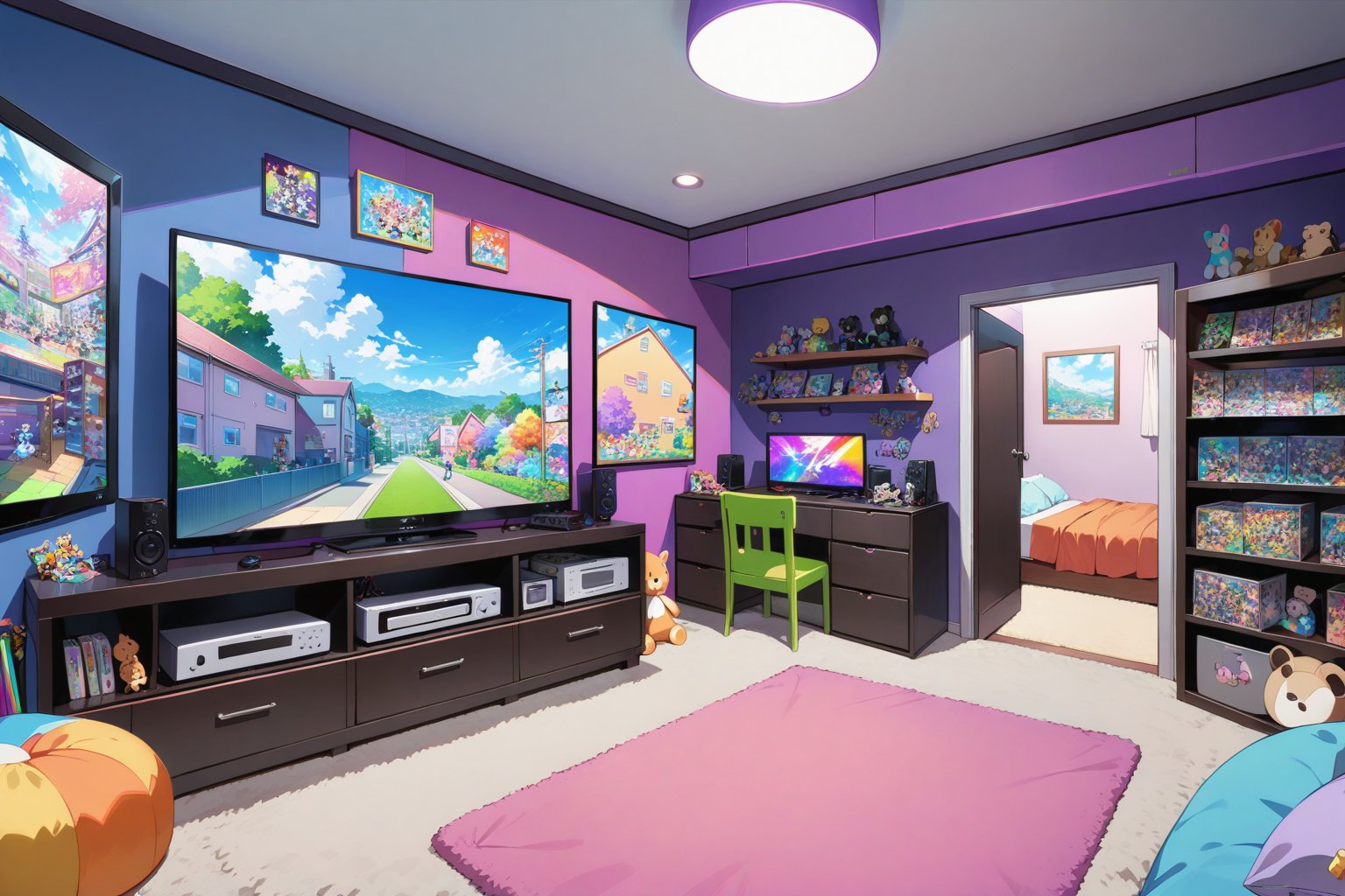 anime background,  modern house,  excellent quality by Geraldine  on Tensor.Art