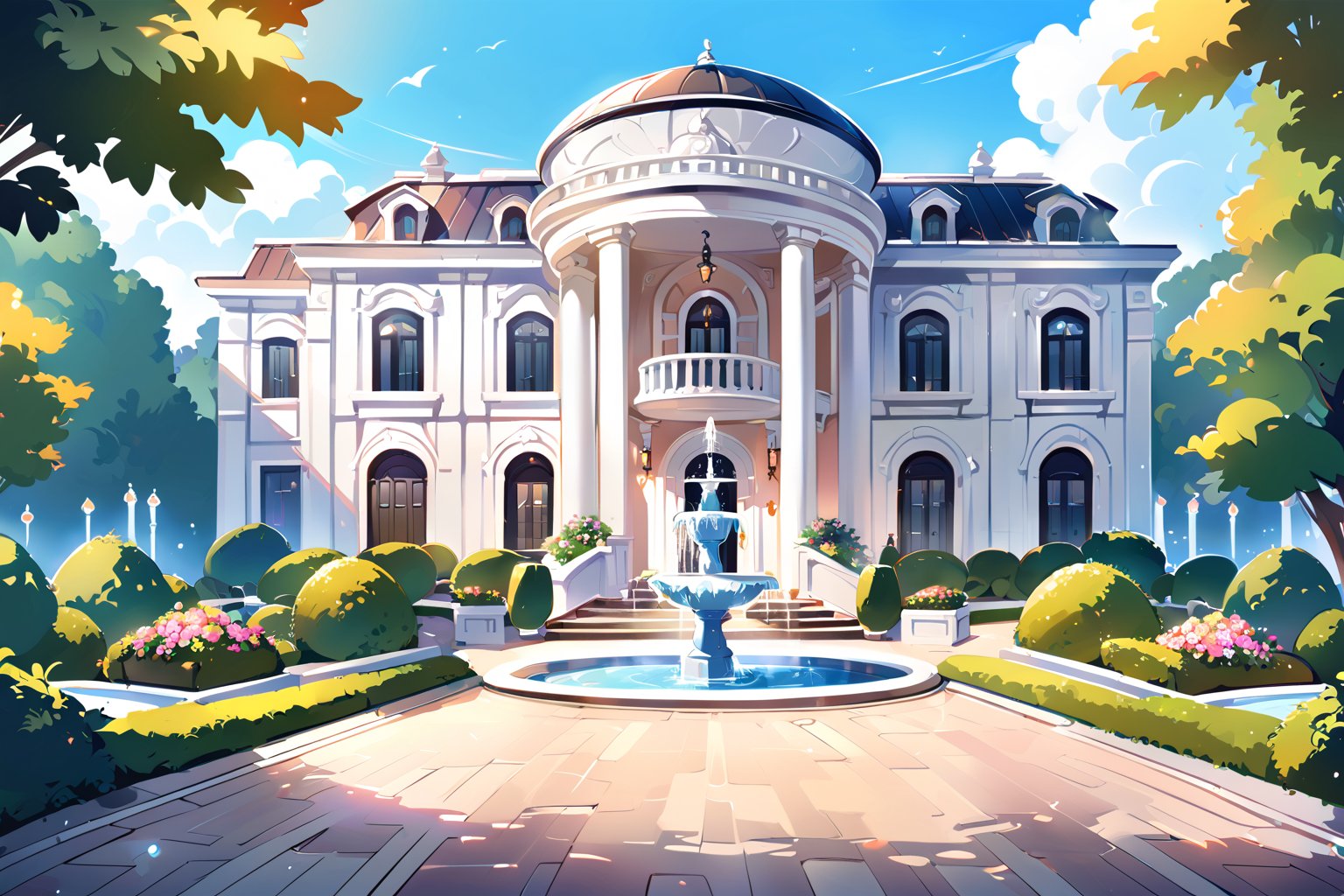 anime background,  very detailed,  colorful by Geraldine  on Tensor.Art