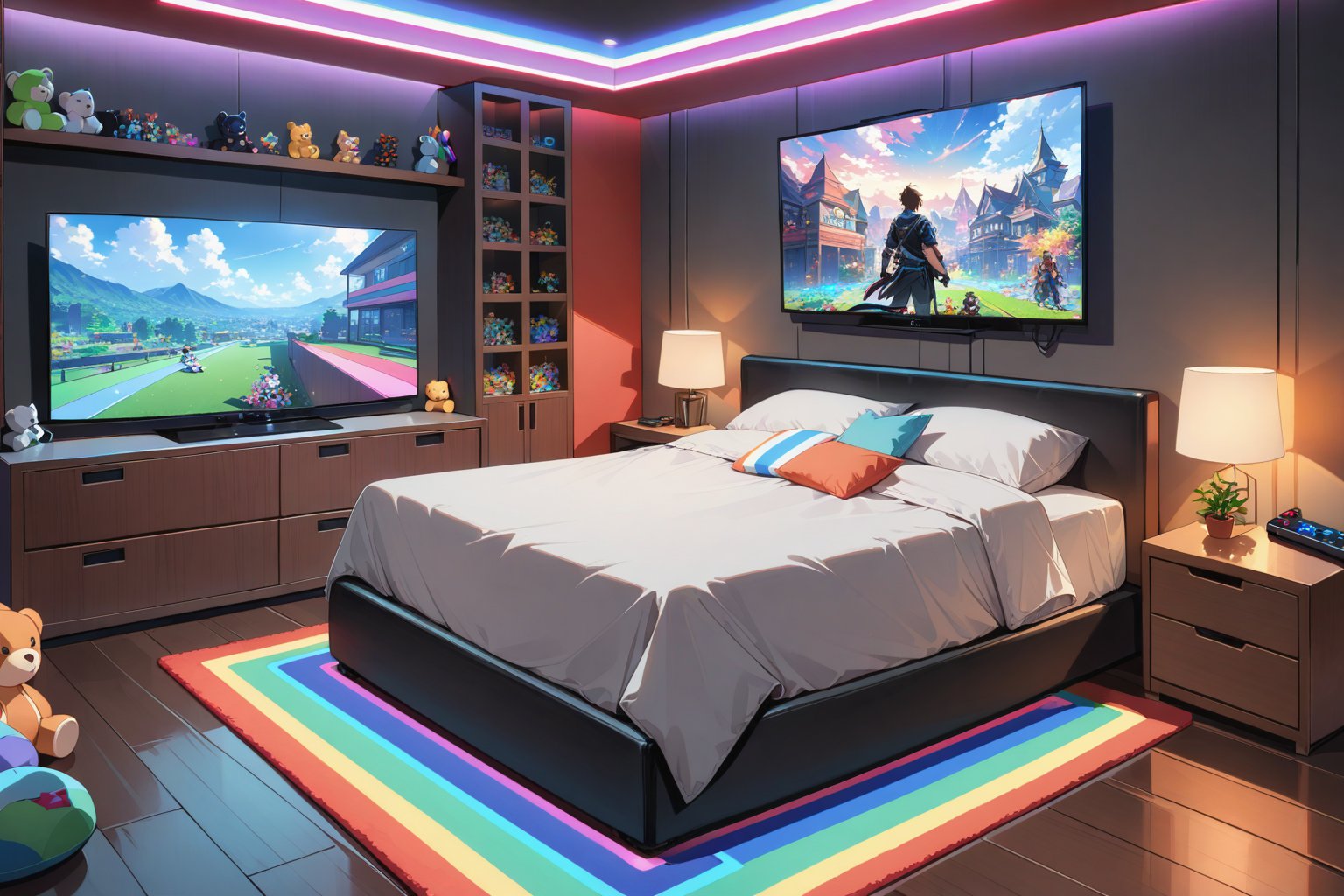 anime background,  modern house,  excellent quality by Geraldine  on Tensor.Art