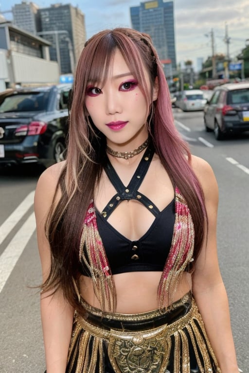 Kairi Sane is a japanese fashion influencer in her 20s,  very detailed fashion girl make up,  fancy dress by FTK24 on Tens...