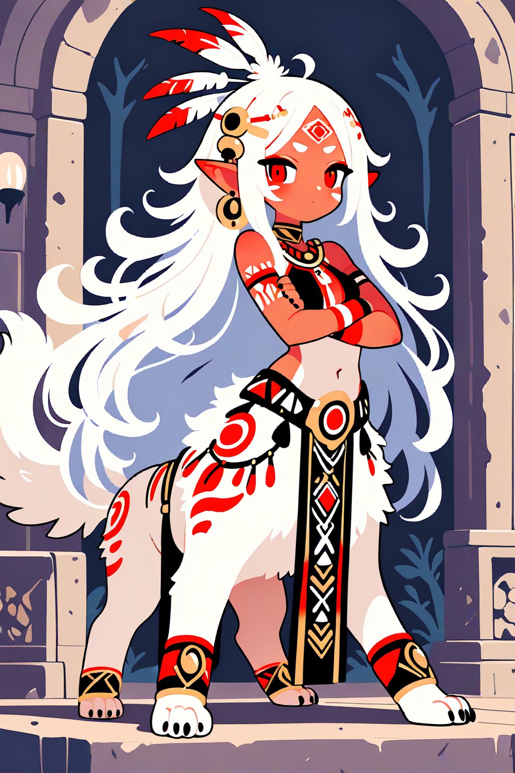 solo,  extremely long hair,  white hair by neko_698743346281239527 on Tensor.Art