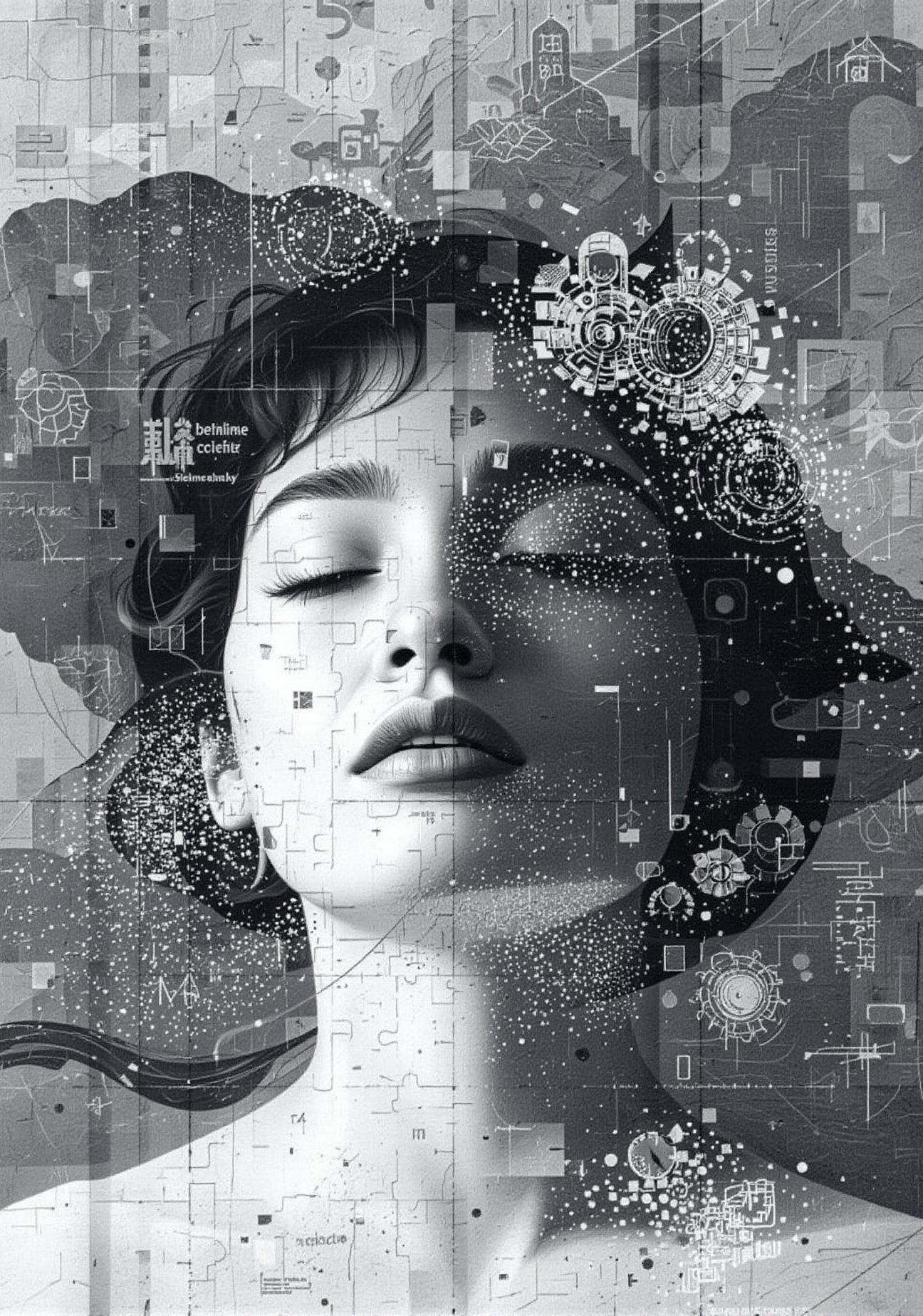 by Brandon Woelfel. conceptual art,  abstraction,  strong light and shadow by Gary on Tensor.Art