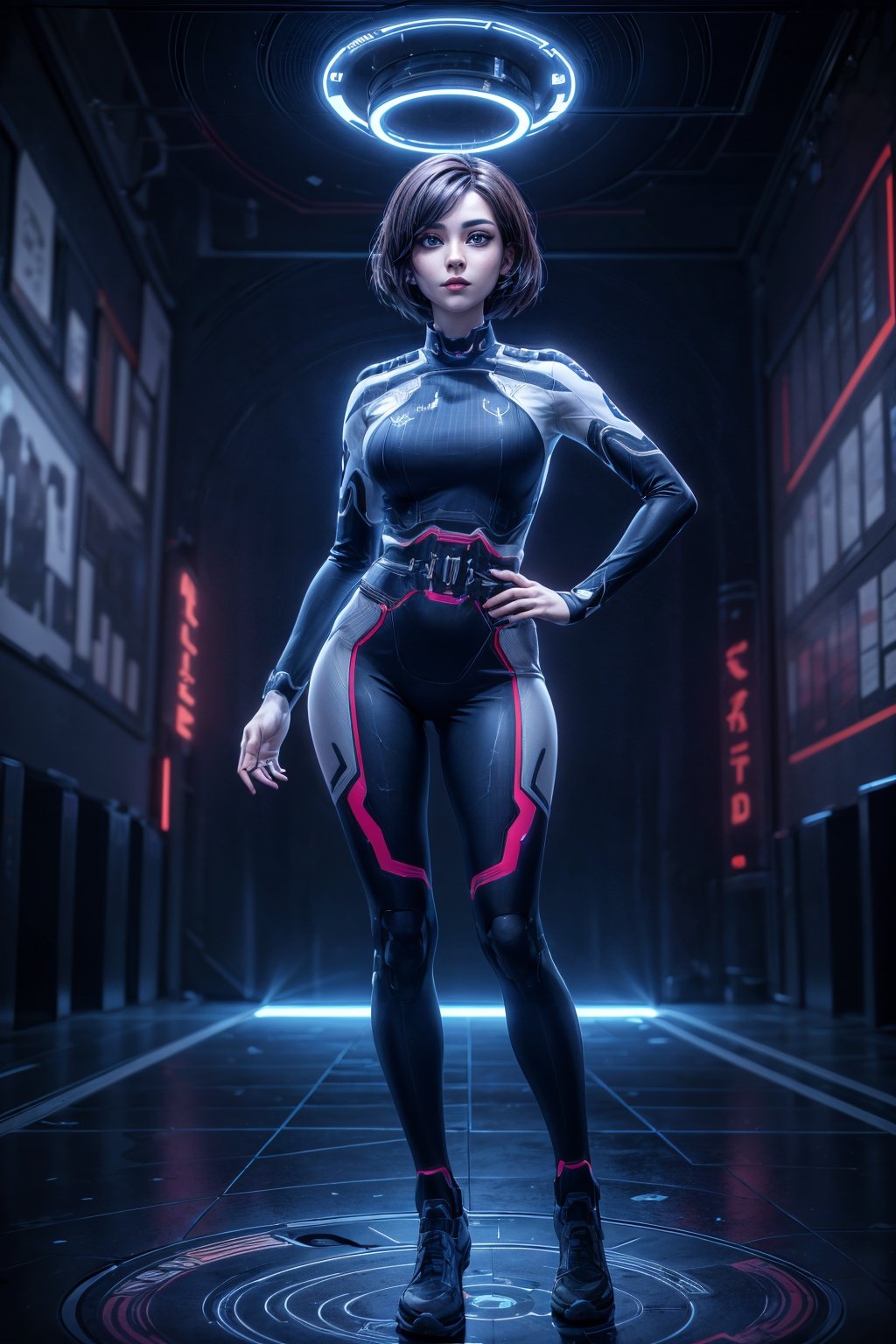 masterpiece,  artistic design,  image of a colored girl that emits its own light by wolf24 on Tensor.Art