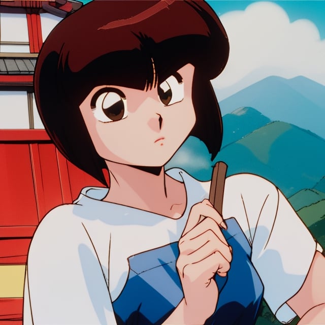 higt quality, (long shot), 1girl,solo,nabiki tendo from ranma 1/2 ,TendouNabiki