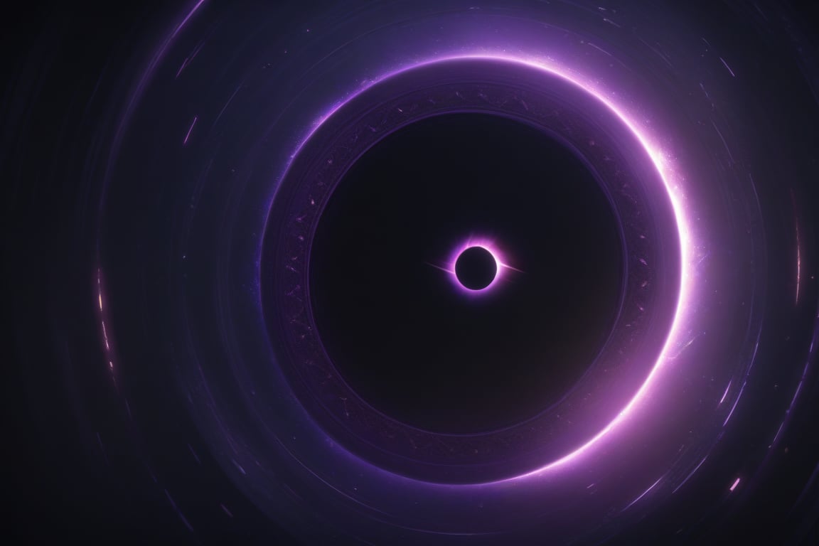 masterpiece, (intricate details, more details), cinematic lighting, extremely detailed 8k CG wallpaper, dark portal, black hole, magic, black hole, purple, dark background,
