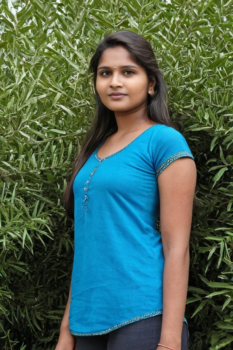 mylocalgirl, 1girl, standing bush, solo,masterpiece, High detailed,  photorealistic,Indian,Woman,Indian tradition,photo r3al, ::half-body shot::