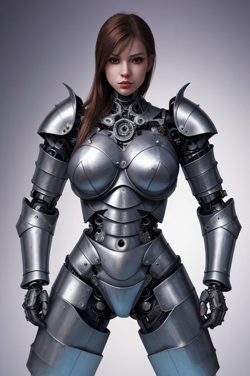 female crystal cyborg. leather armour. by XenWydic on Tensor.Art