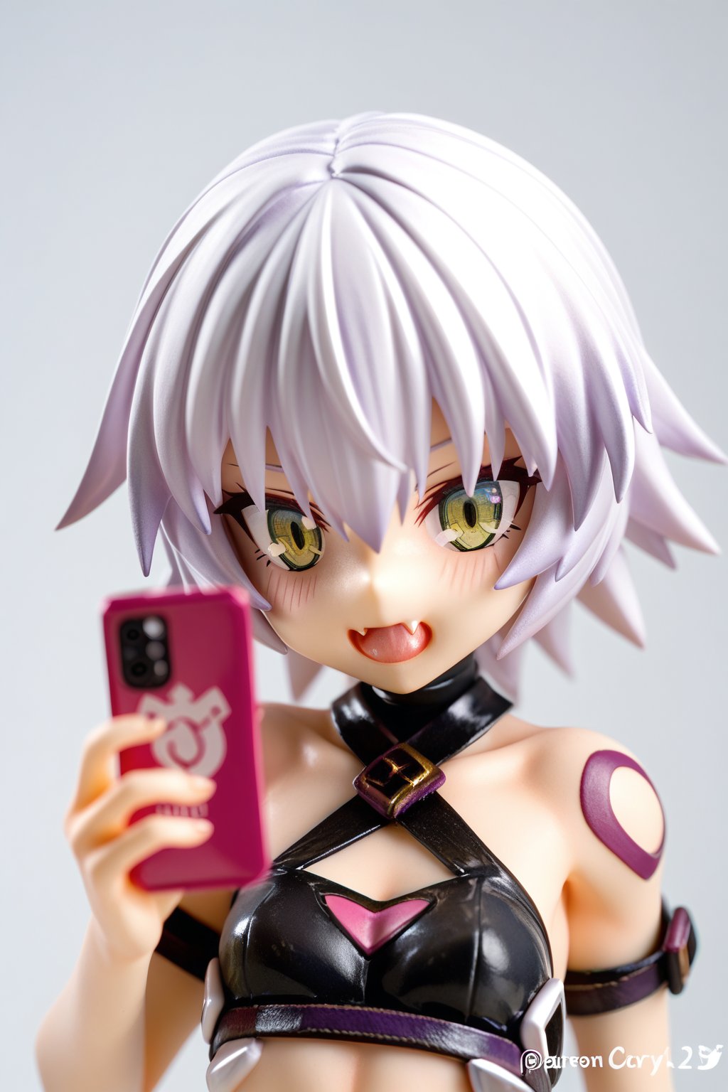 cute_fang, talking_on_cellphone,score_9,score_8_up,score_7_up,3D,jack the ripper \(fate/apocrypha\)