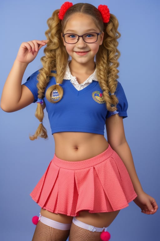 curly beauty teen,  bikini,  schoolgirl in small uniform by Dr. Estruendo on Tensor.Art