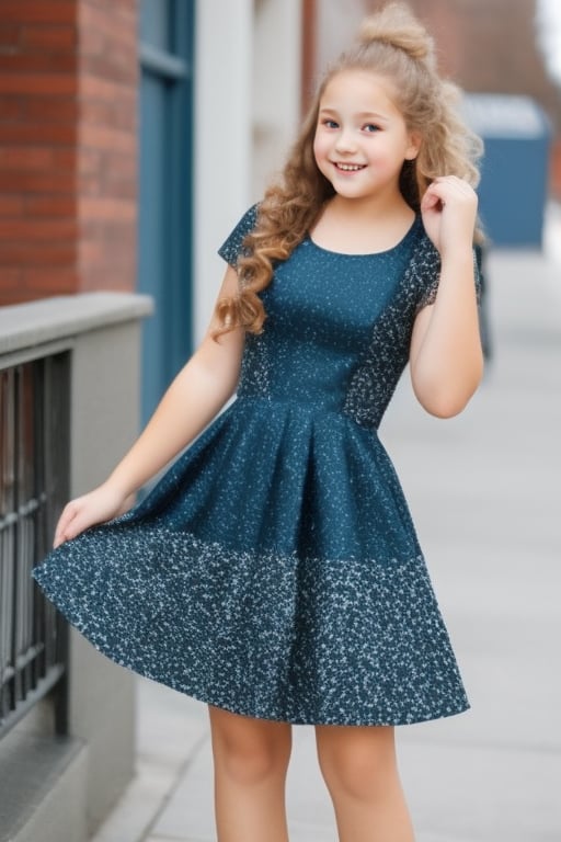 schoolgril,  teen modeling dress by Dr. Estruendo on Tensor.Art