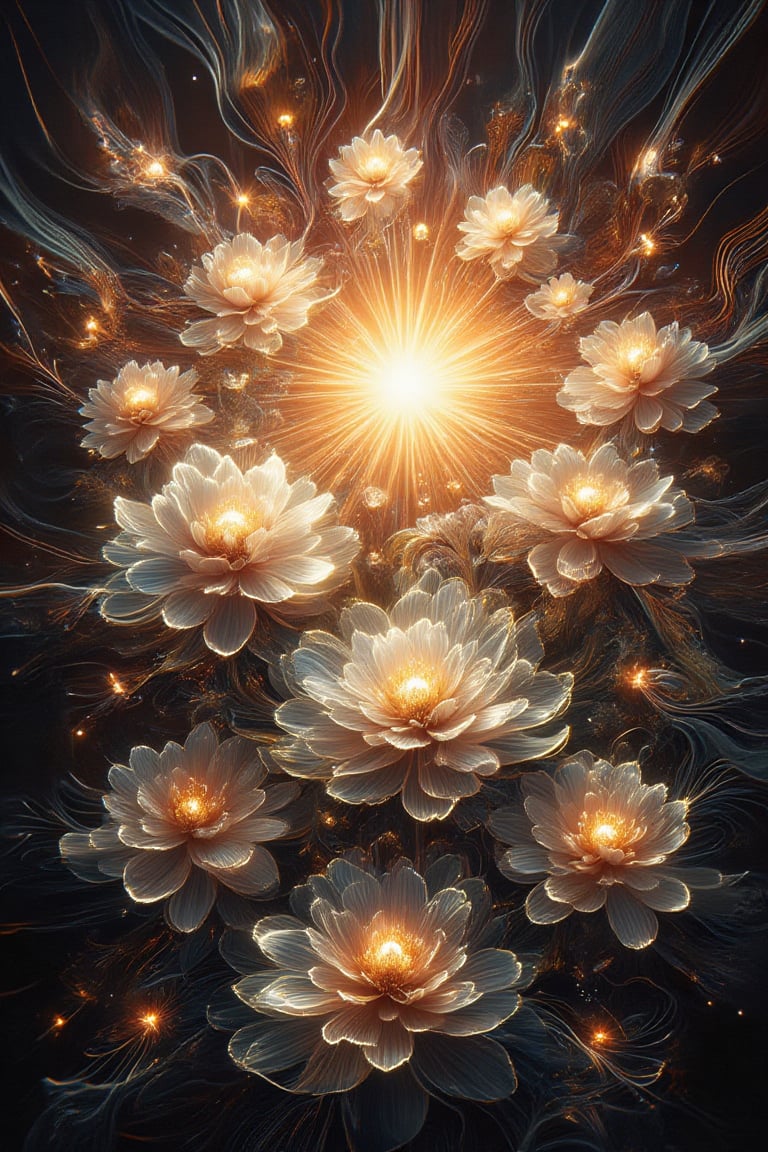 Masterpiece, Professional, Top Quality, High Resolution, High Detail, Perfect Detail,fantasy art. .,, backlight of sun, backlight, equinox flower. Manjusaka, lycorisradiata
