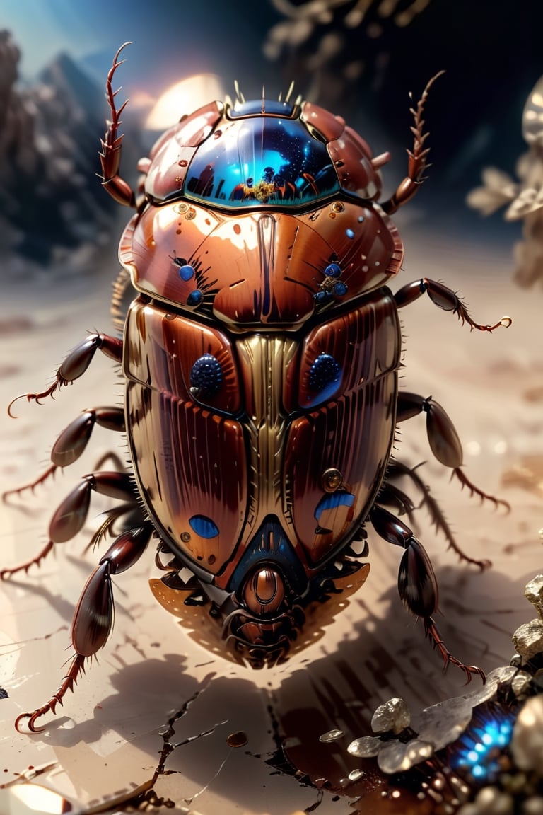 masterpiece,best quality,official art, extremely detailed CG unity 8k wallpaper,absurdres,8k resolution,exquisite facial features,,shiny skin,Japanese animation Mars cockroach, ,muscular figure,Mars background,Movie Still,BugCraft