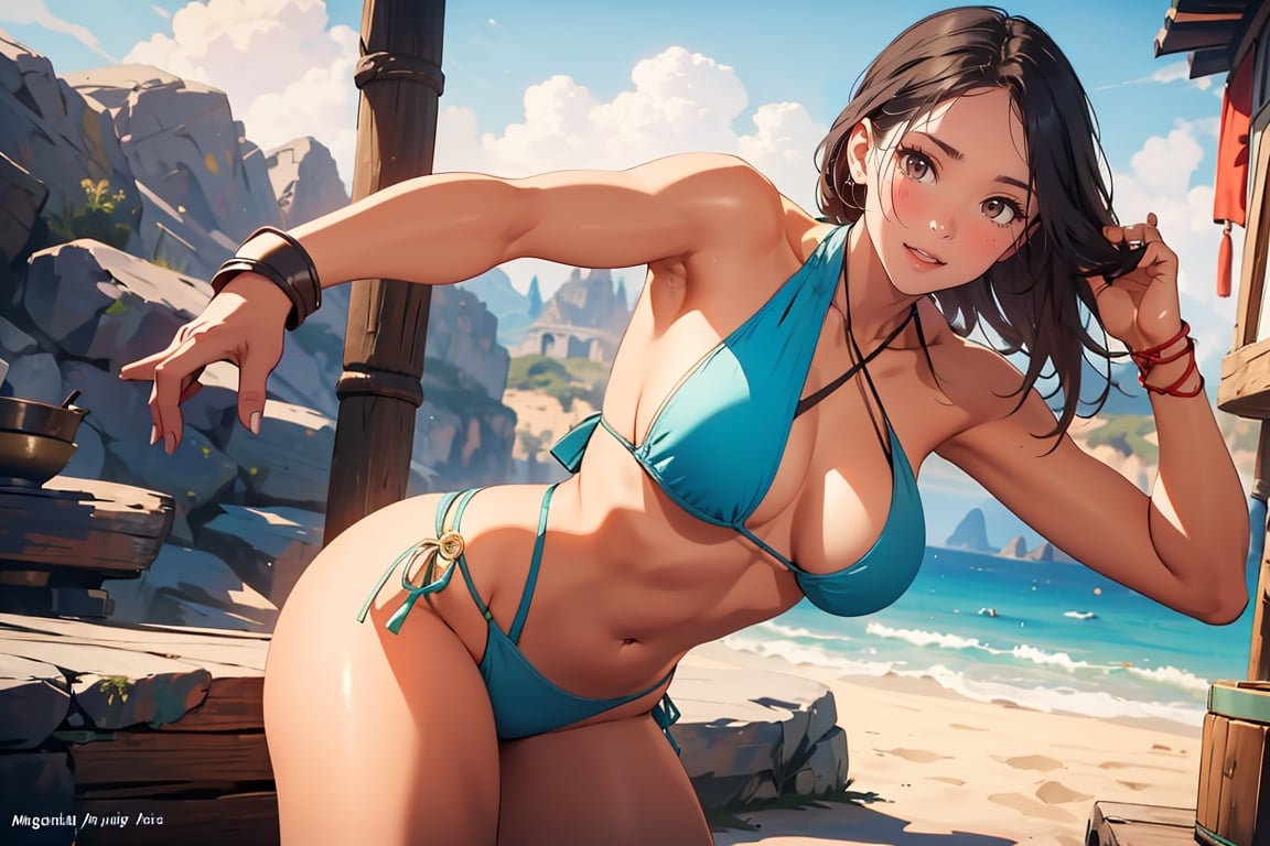 Mortal Kombat in ,Jade in bikini 