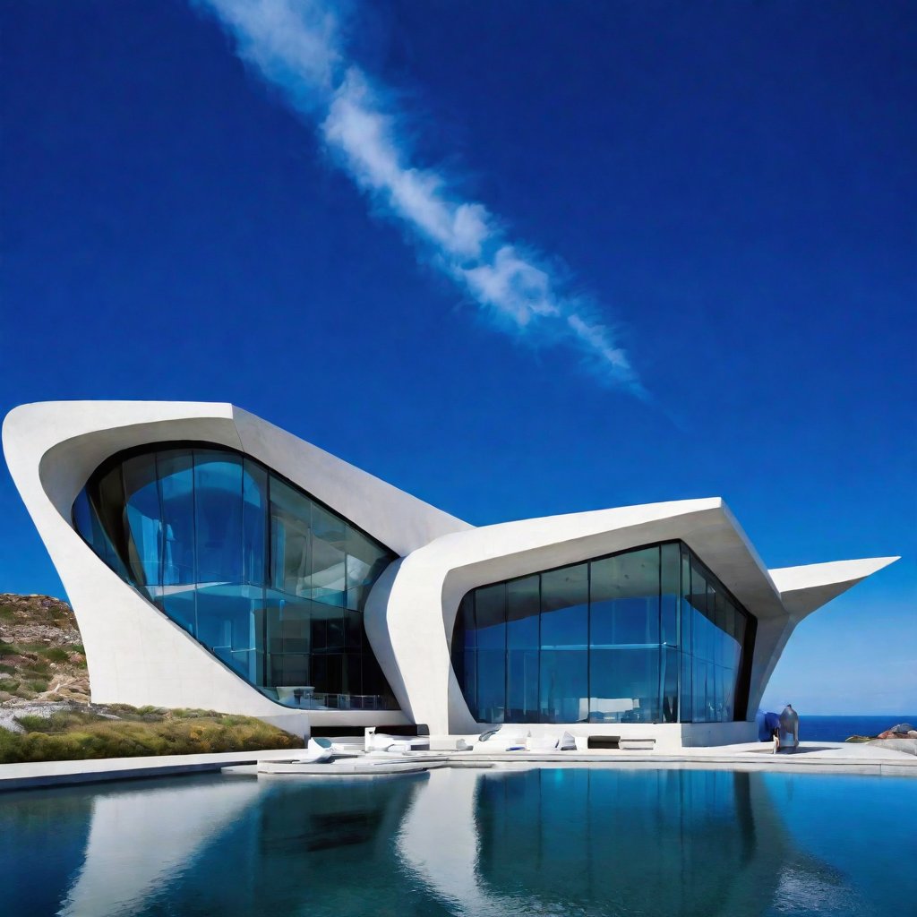 (master piece)(Future zen building), rhombuses facade pattern, zaha hadid, glass windows,carefree,  The ship,concrete,  Atlantis, Round and soft,Nordic,Great nature,elegance,
Future world,ship,rooftop,stretch,harbor
tower,Minimalist succinct style,flyship on sky,Dreamy light and shadow,yanni style,