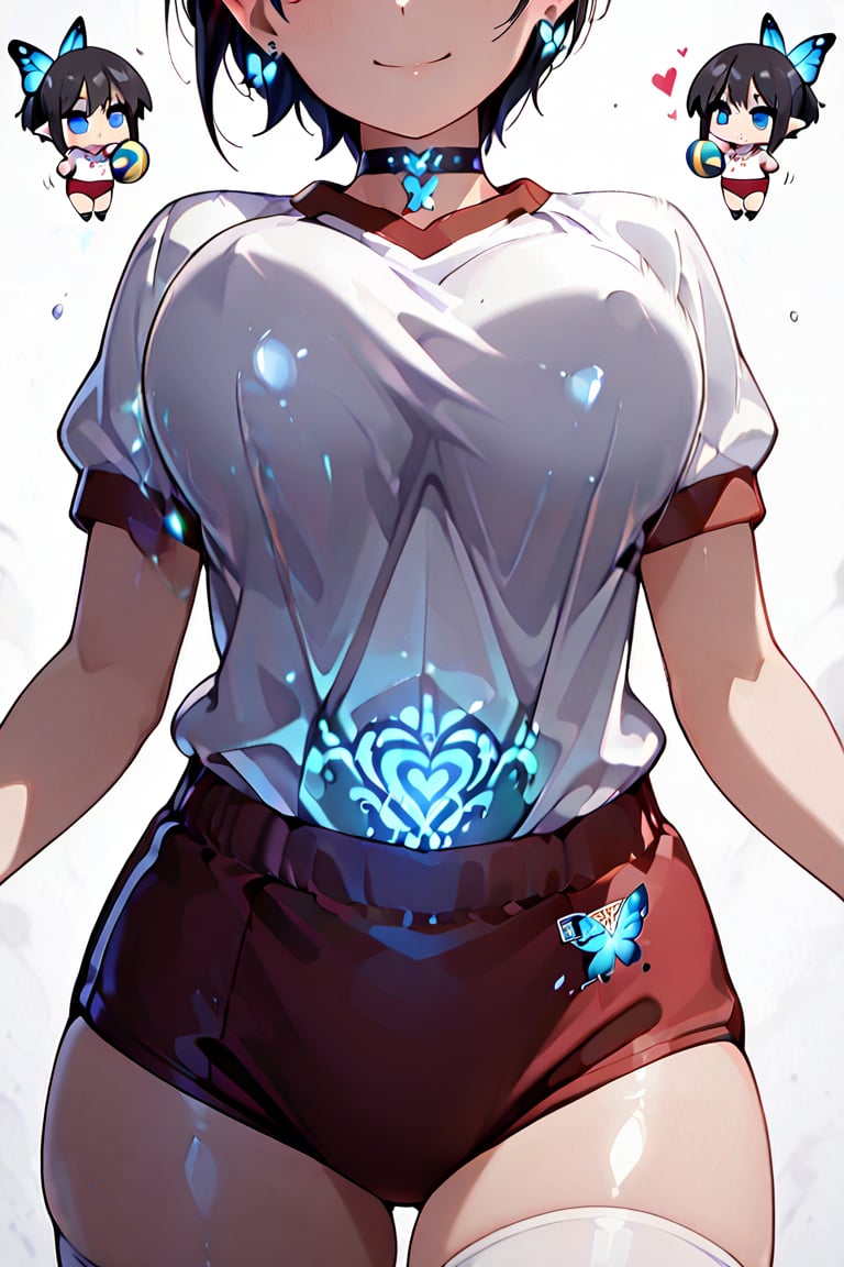 SmokeyAura,  Smoke buruma Anime illustration,  sticker by らび@kiyoka_succubus on Tensor.Art
