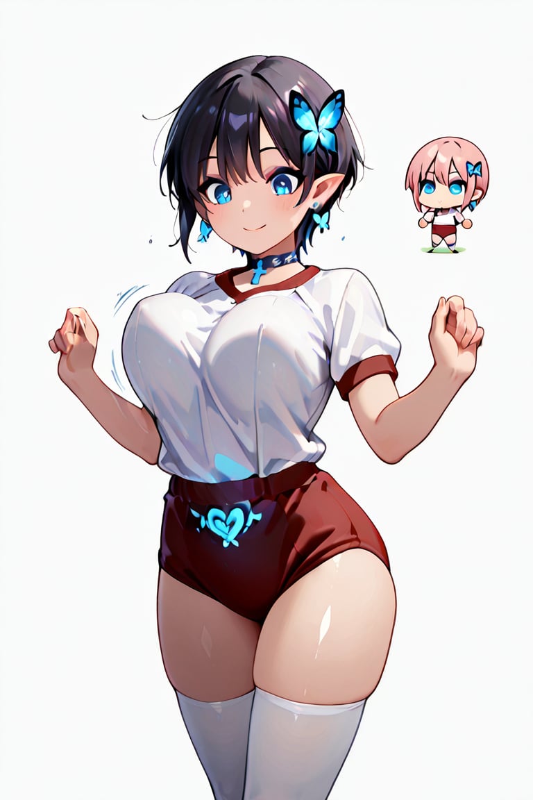 SmokeyAura,  Smoke buruma Anime illustration,  sticker by らび@kiyoka_succubus on Tensor.Art
