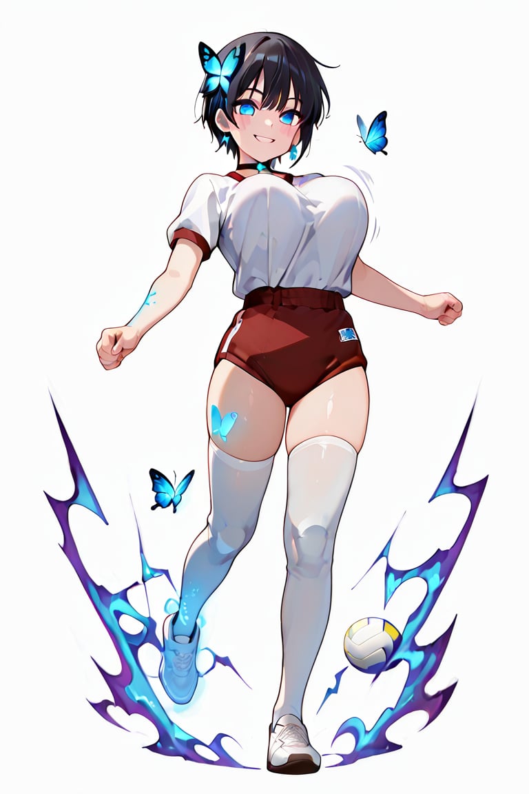 SmokeyAura,  Smoke buruma Anime illustration,  sticker by らび@kiyoka_succubus on Tensor.Art