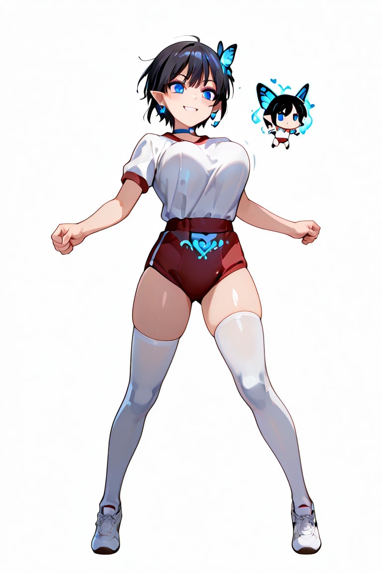 SmokeyAura,  Smoke buruma Anime illustration,  sticker by らび@kiyoka_succubus on Tensor.Art