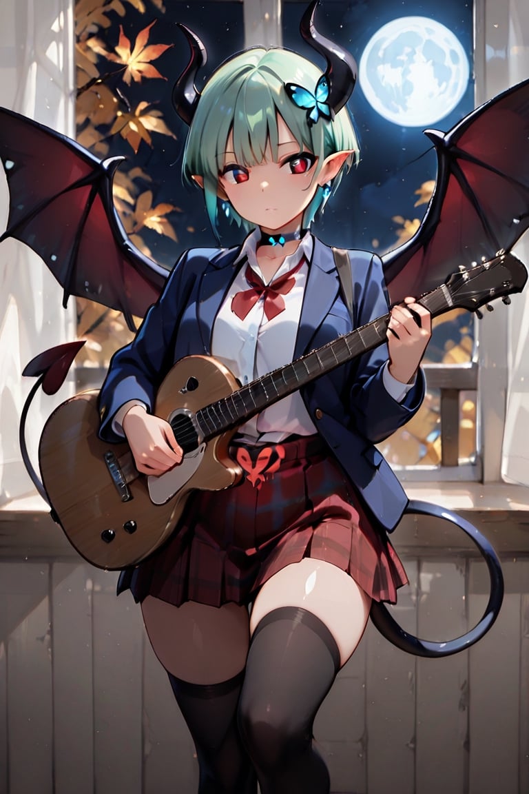 //淫紋 ( pleated skirt ＆ pubic tattoo,  glowing tattoo) (Top quality,  masterpiece by らび@kiyoka_succubus on Tensor.Art