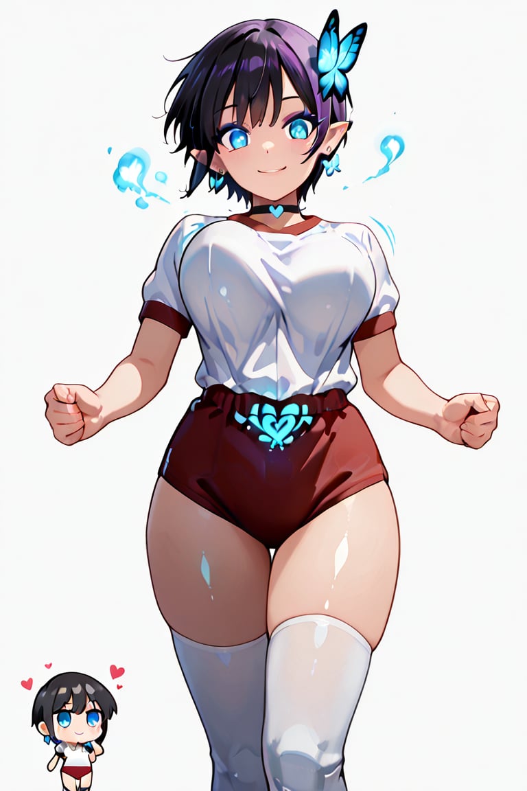 SmokeyAura,  Smoke buruma Anime illustration,  sticker by らび@kiyoka_succubus on Tensor.Art