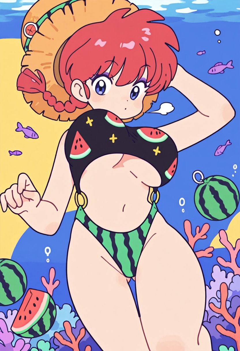 Dynamic movement,  legs out of frame,  buttocks visible through thighs by らび@kiyoka_succubus on Tensor.Art