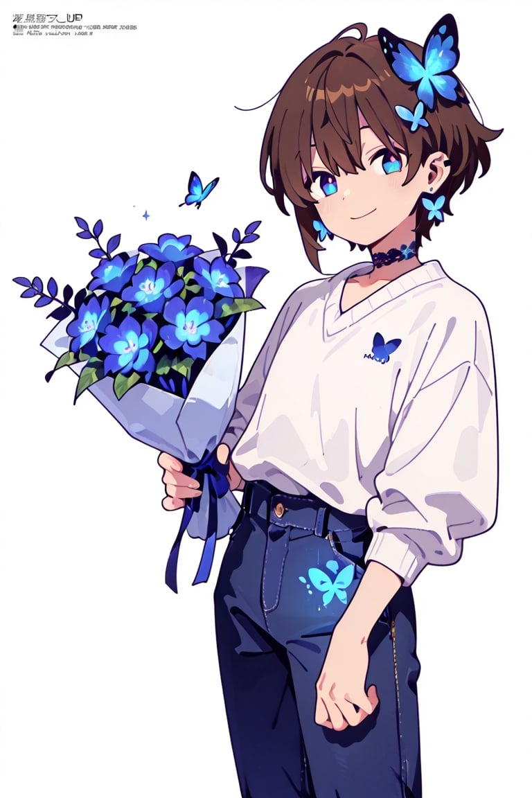 ((Bouquet,  smiling with a big bouquet in both hands)) score_9,  score_8_up by らび@kiyoka_succubus on Tensor.Art