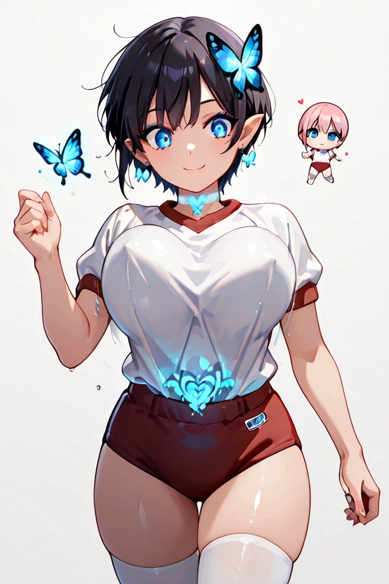 SmokeyAura,  Smoke buruma Anime illustration,  sticker by らび@kiyoka_succubus on Tensor.Art