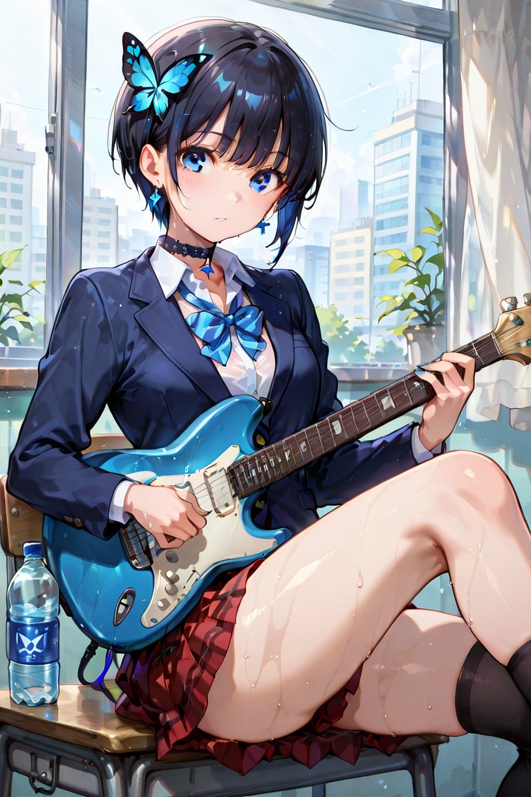 // Pose,  (Plastic bottle with water,  cool scenery by らび@kiyoka_succubus on Tensor.Art