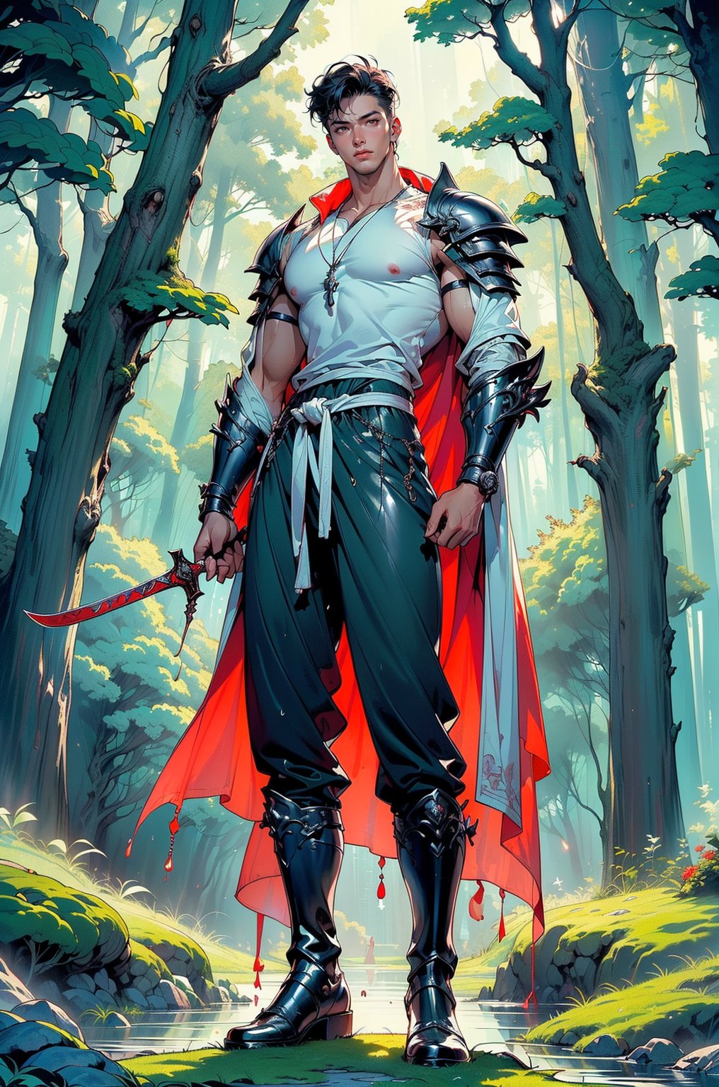 (focus on the whole body,  full length,  posing by Nerohit33 on Tensor.Art